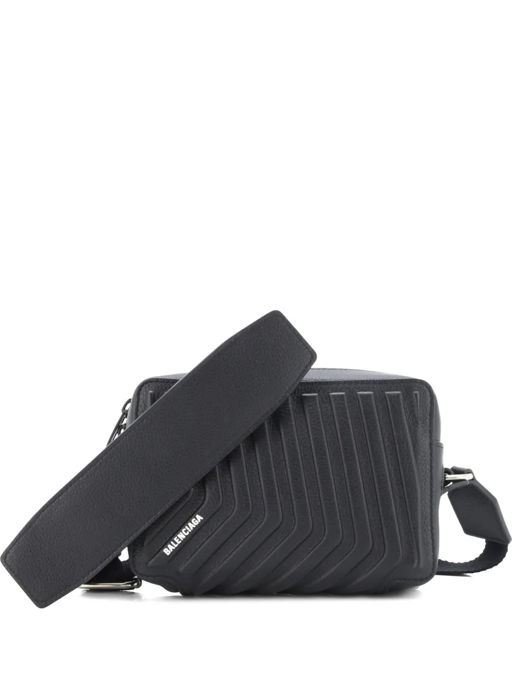 Balenciaga Pre-Owned Car Camera Bag Leather shoulder bag - Nero