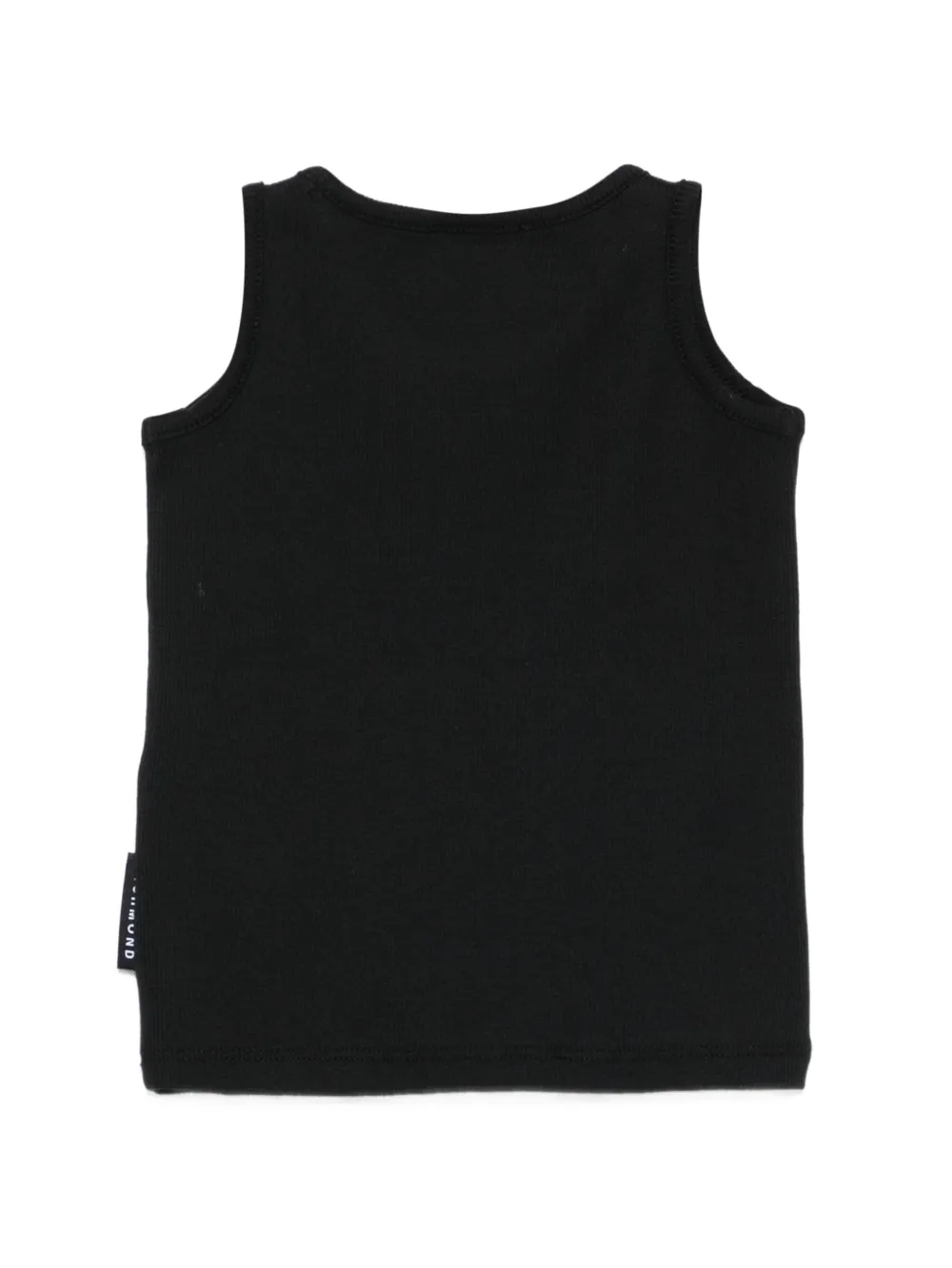 John Richmond Junior Tanktop met logodetail Zwart