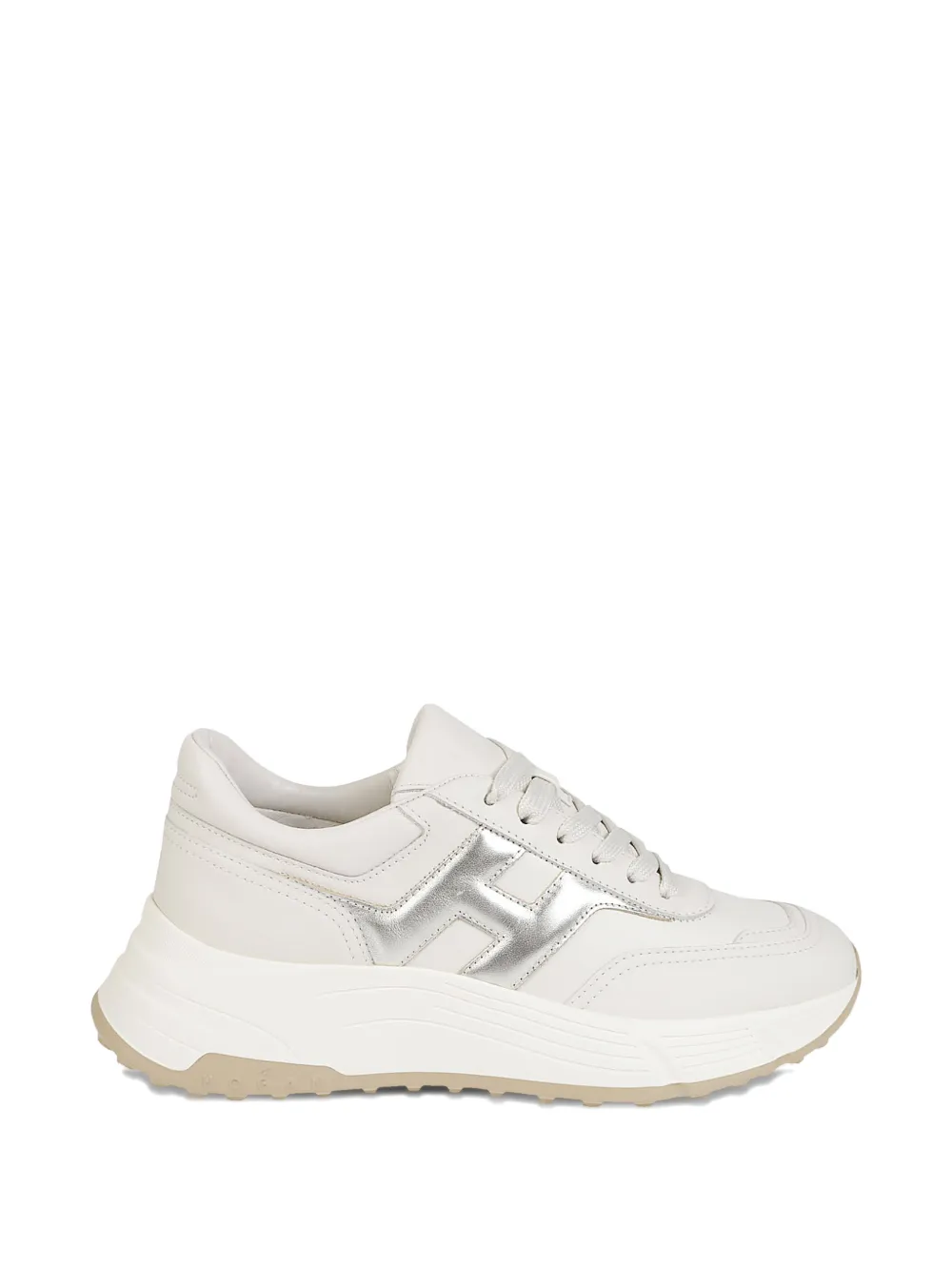Hogan logo-detail lace-up sneakers - Bianco