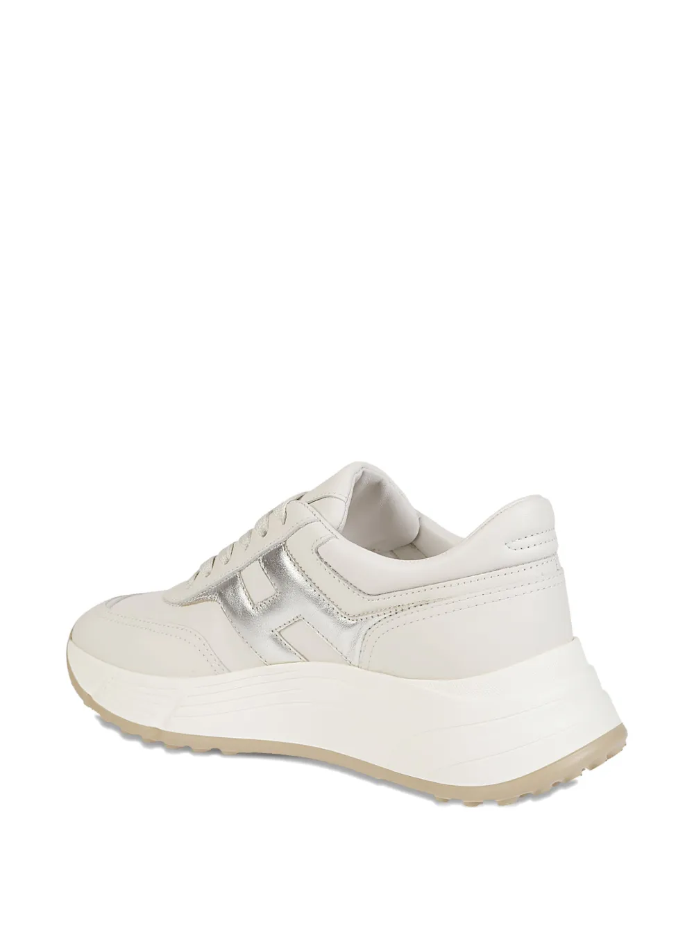 Hogan logo-detail lace-up sneakers Wit