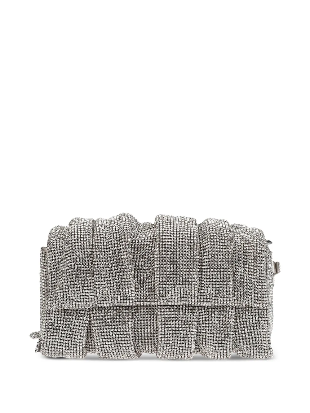 Benedetta Bruzziches crystal-embellishment shoulder bag - Argento