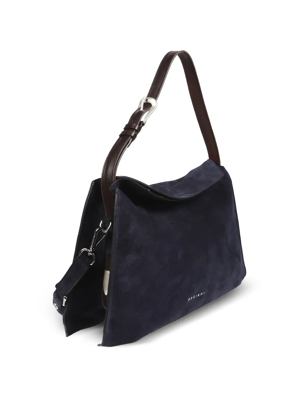  Orciani Leather Shoulder Bag - Blue 
