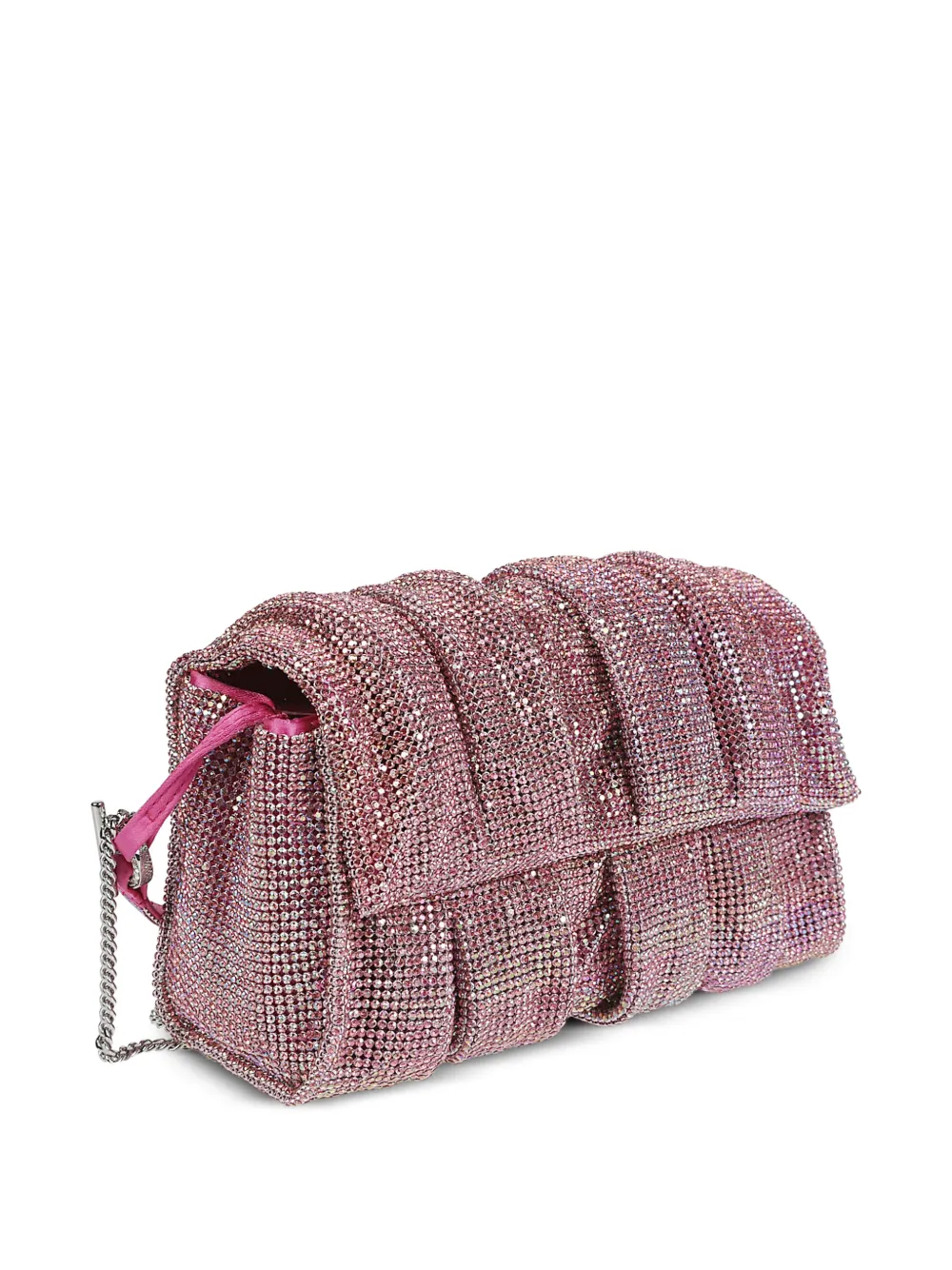 Iris Aluminium-Embellished Shoulder Bag
