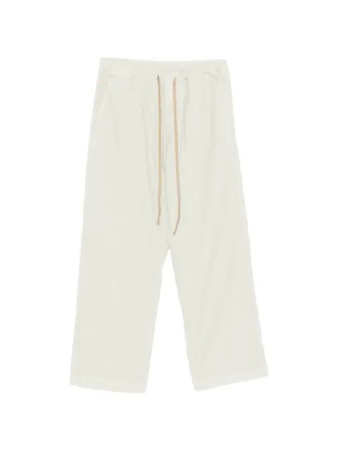 Haikure drawstring panelled trousers