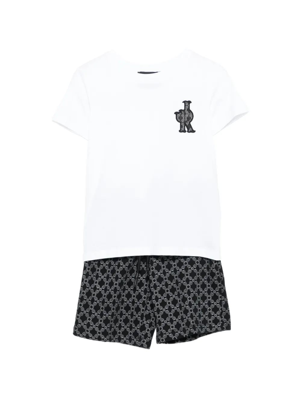 John Richmond Junior patterned tracksuit (set of two) - Bianco