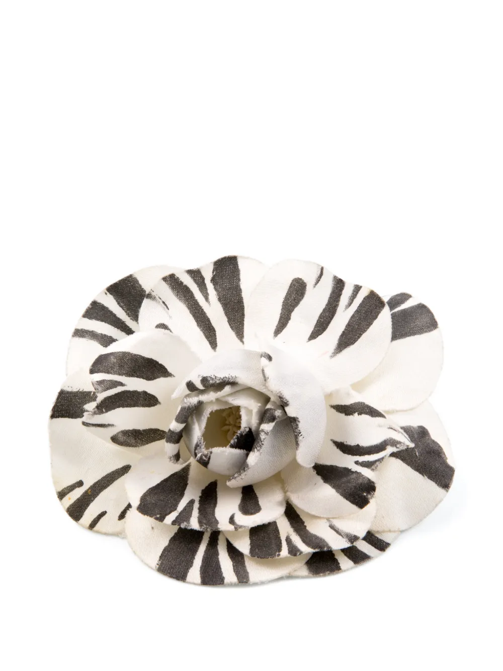 CHANEL Pre-Owned 2000s flower-design brooch - Bianco