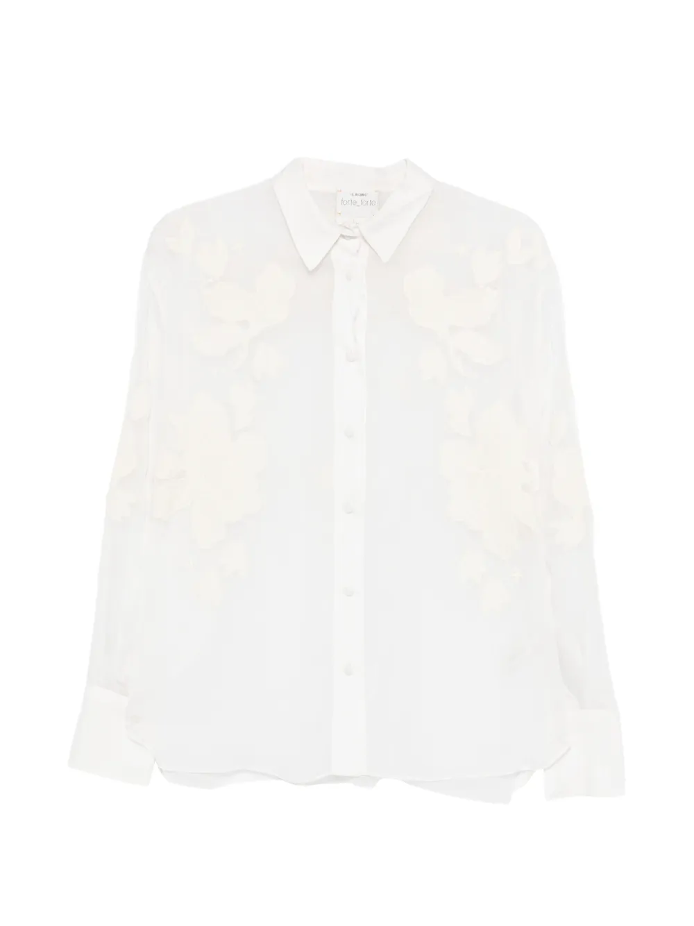 Forte Forte floral blouse - Toni neutri