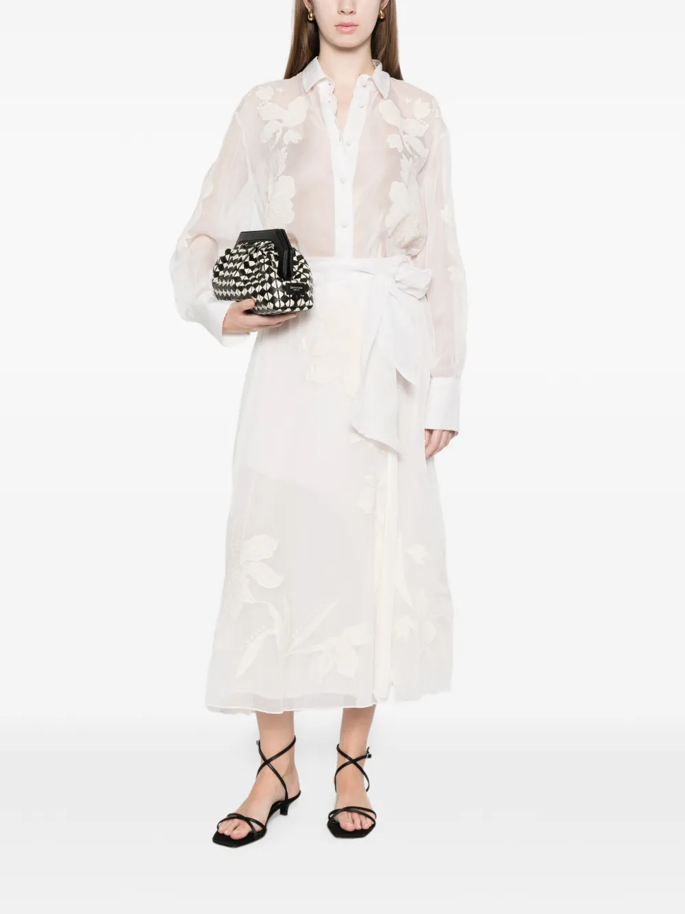  Forte Forte Floral Blouse - Neutrals 