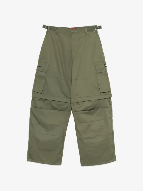 032c pantalon cargo à détail de boucle