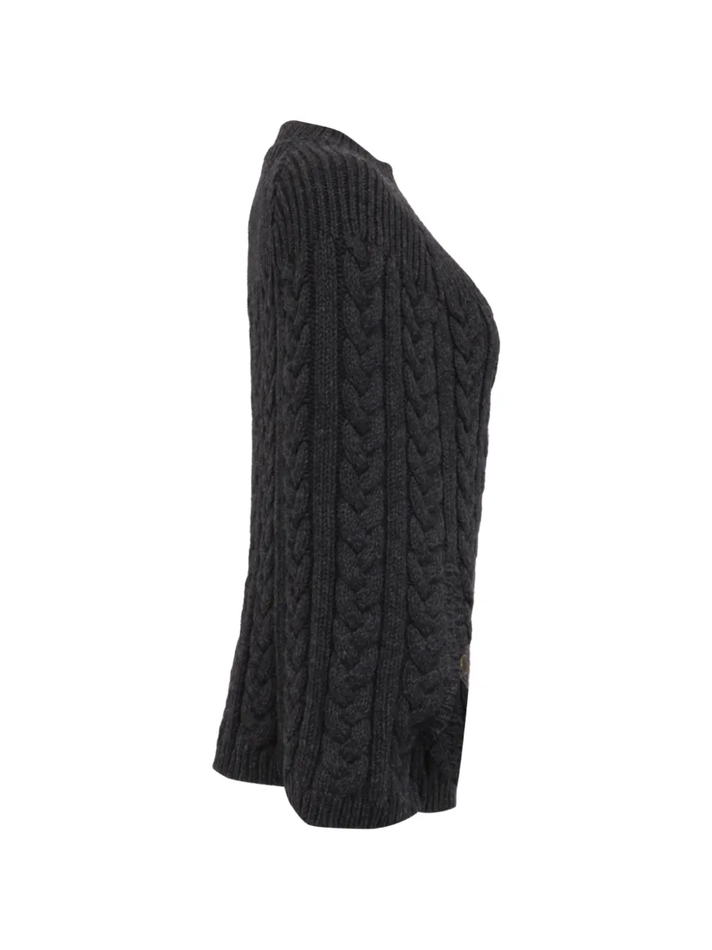 Louis Vuitton Pre-Owned 2020 wool poncho - Grigio