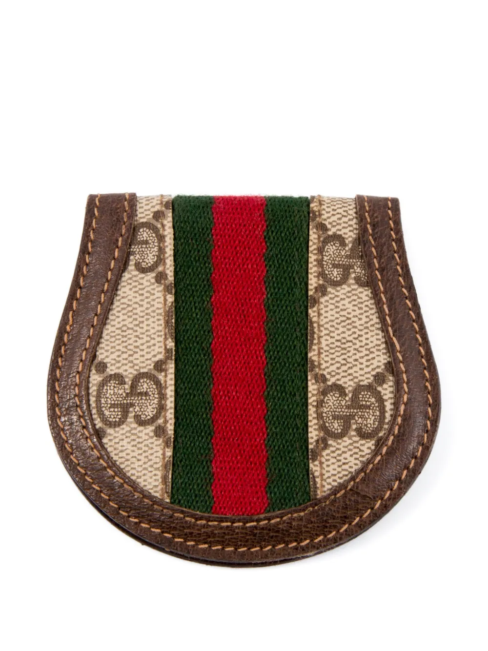 Gucci Pre-Owned 1970s GG-motif coin wallet - Toni neutri