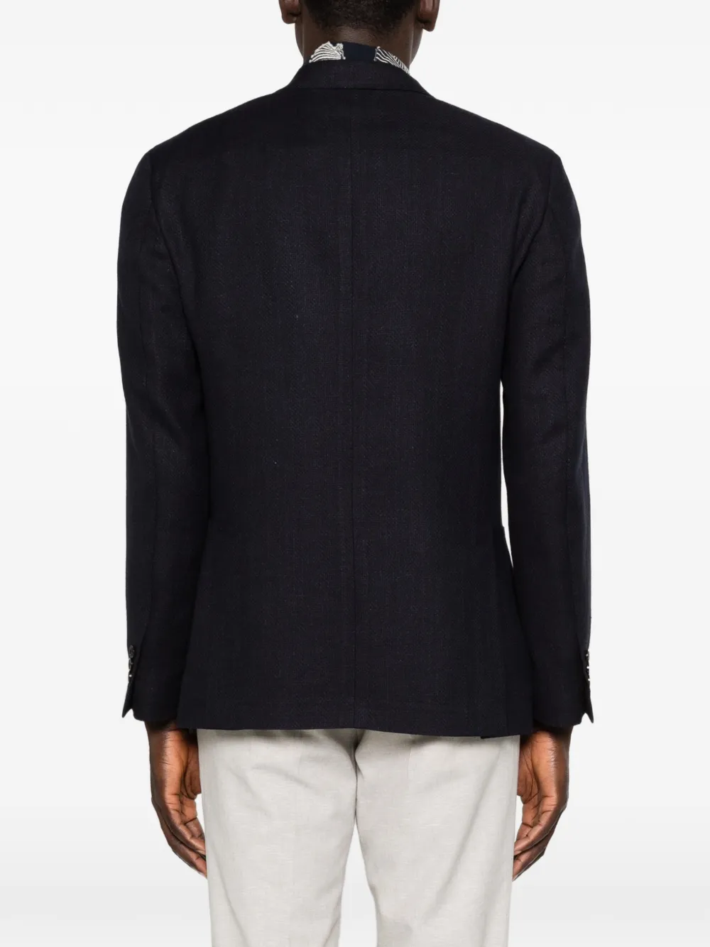 Lardini Blazer met opgestikte zak Blauw