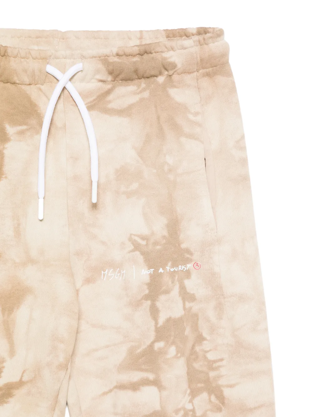  Msgm Kids Tie-dye Tracksuit Bottoms - Neutrals 