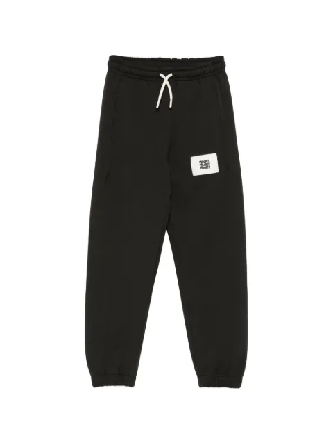 MSGM Kids logo-patch tracksuit bottoms 