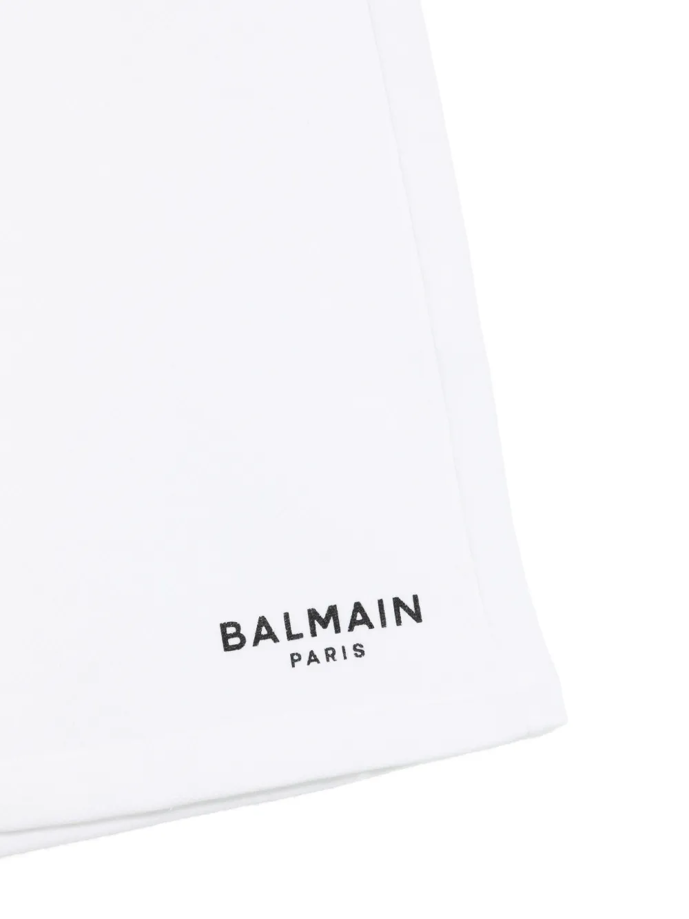 Balmain Kids Shorts met logo Wit
