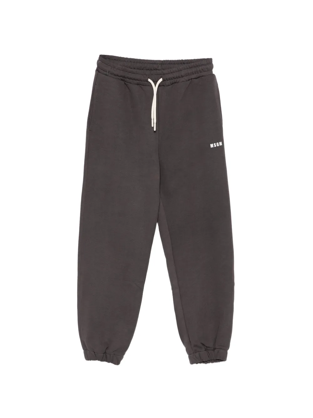 MSGM Kids drawstring track pants - Grigio