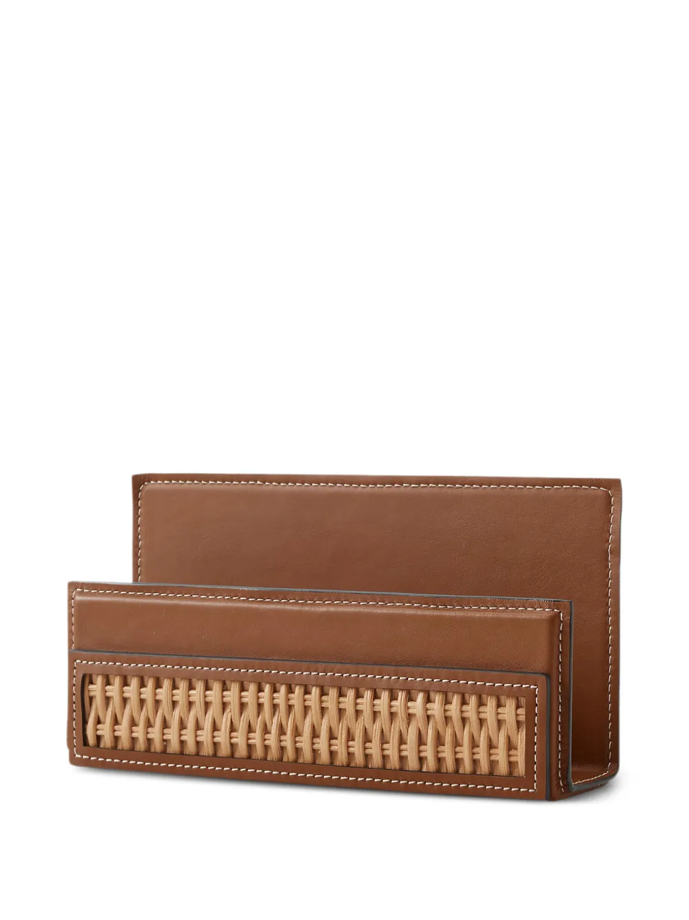 Ralph Lauren Home woven letter rack - Marrone