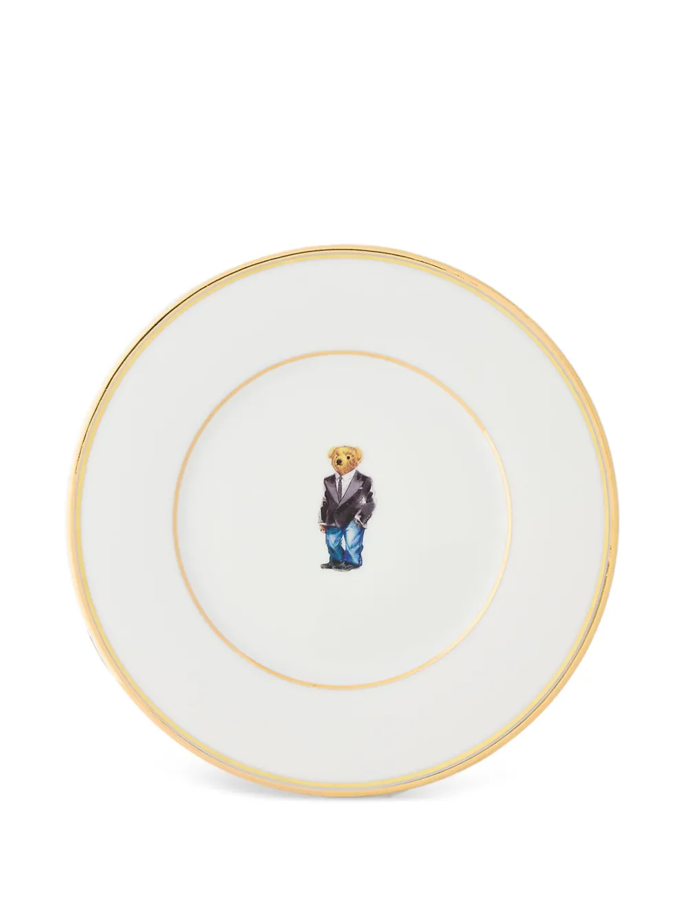 Ralph Lauren Home Set di 4 piatti Wilshire Bear - Bianco