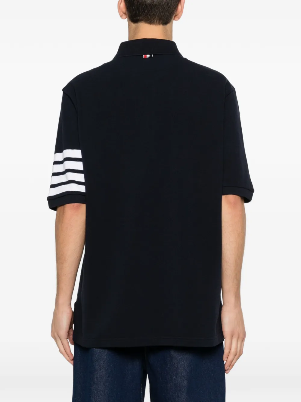 Thom Browne Poloshirt met korte mouwen Blauw