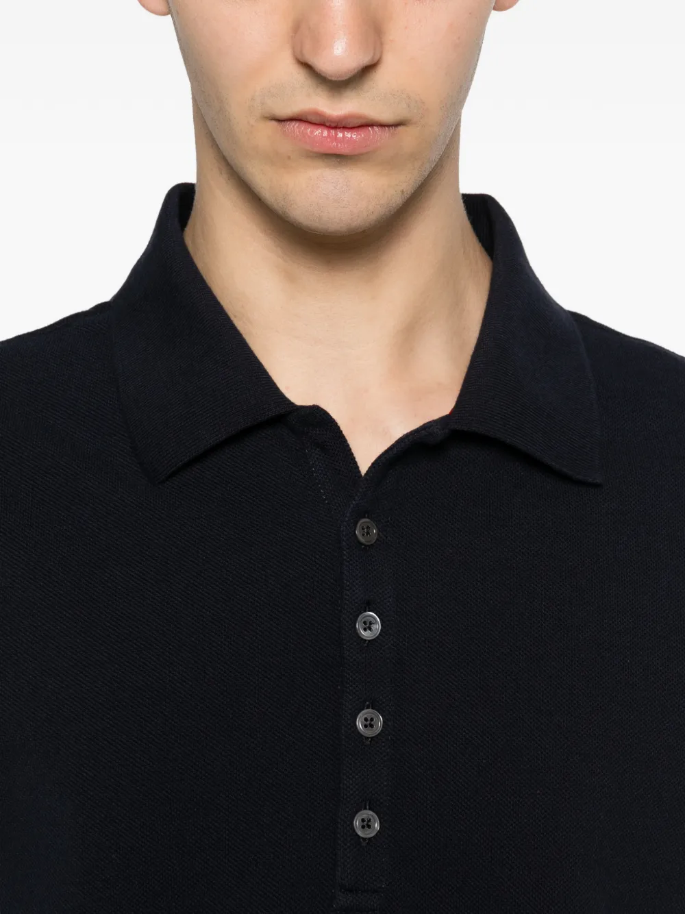 Thom Browne Poloshirt met korte mouwen Blauw