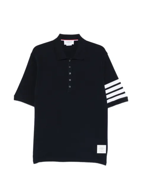 Thom Browne stripe-detail polo shirt