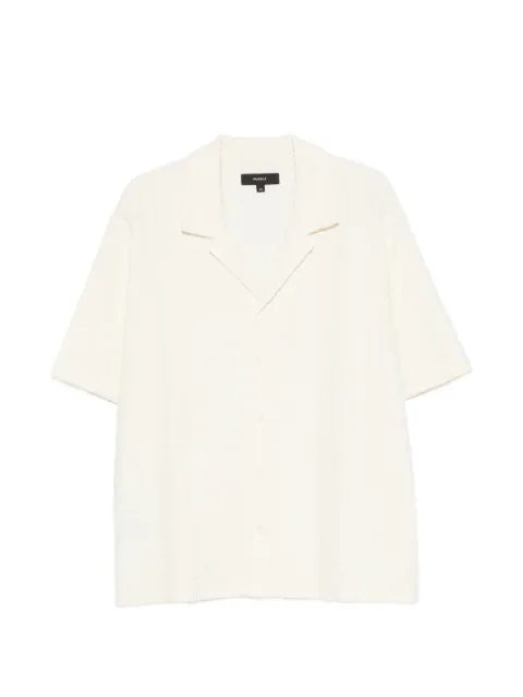Purple Brand logo-embossed shirt