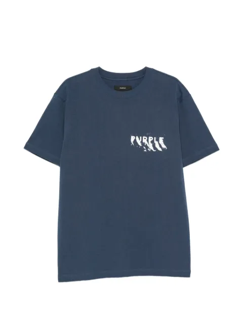 Purple Brand logo-print T-shirt