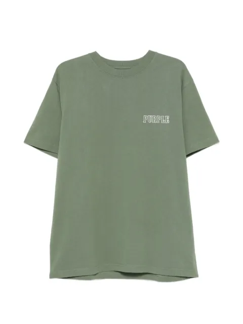 Purple Brand logo-print jersey T-shirt