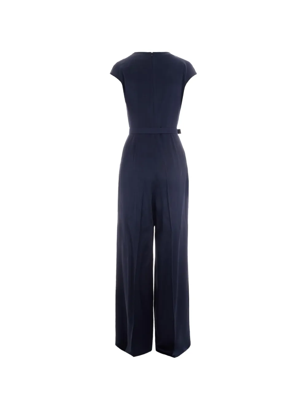 Max Mara Vespa Belted Jumpsuit - Blue 
