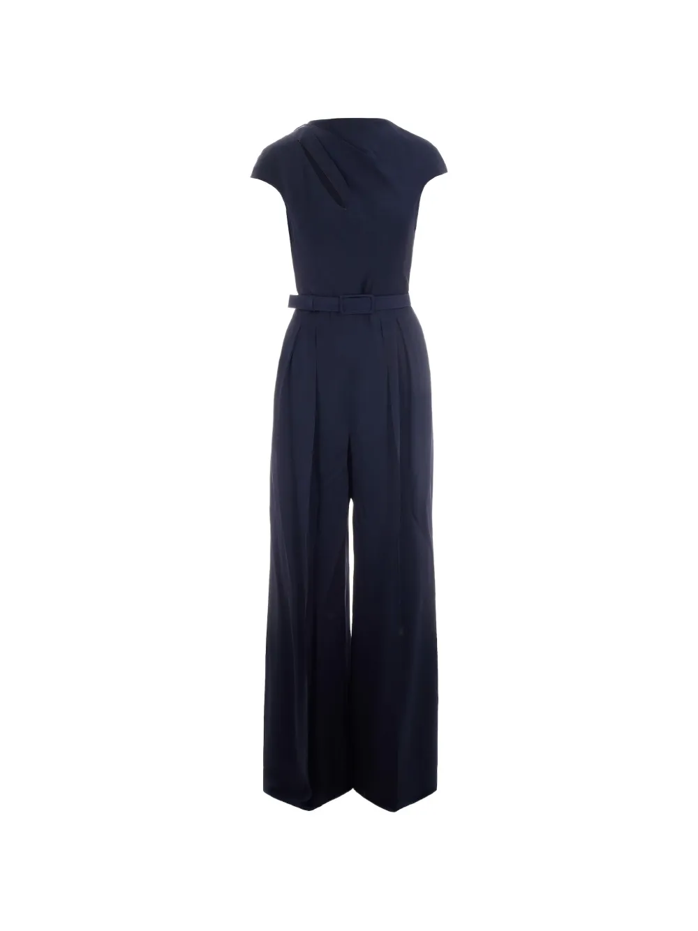 Max Mara Vespa belted jumpsuit - Blue