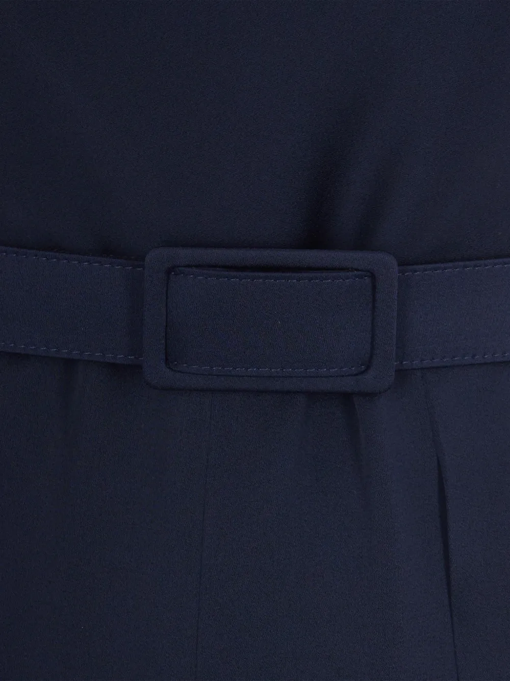  Max Mara Vespa Belted Jumpsuit - Blue 