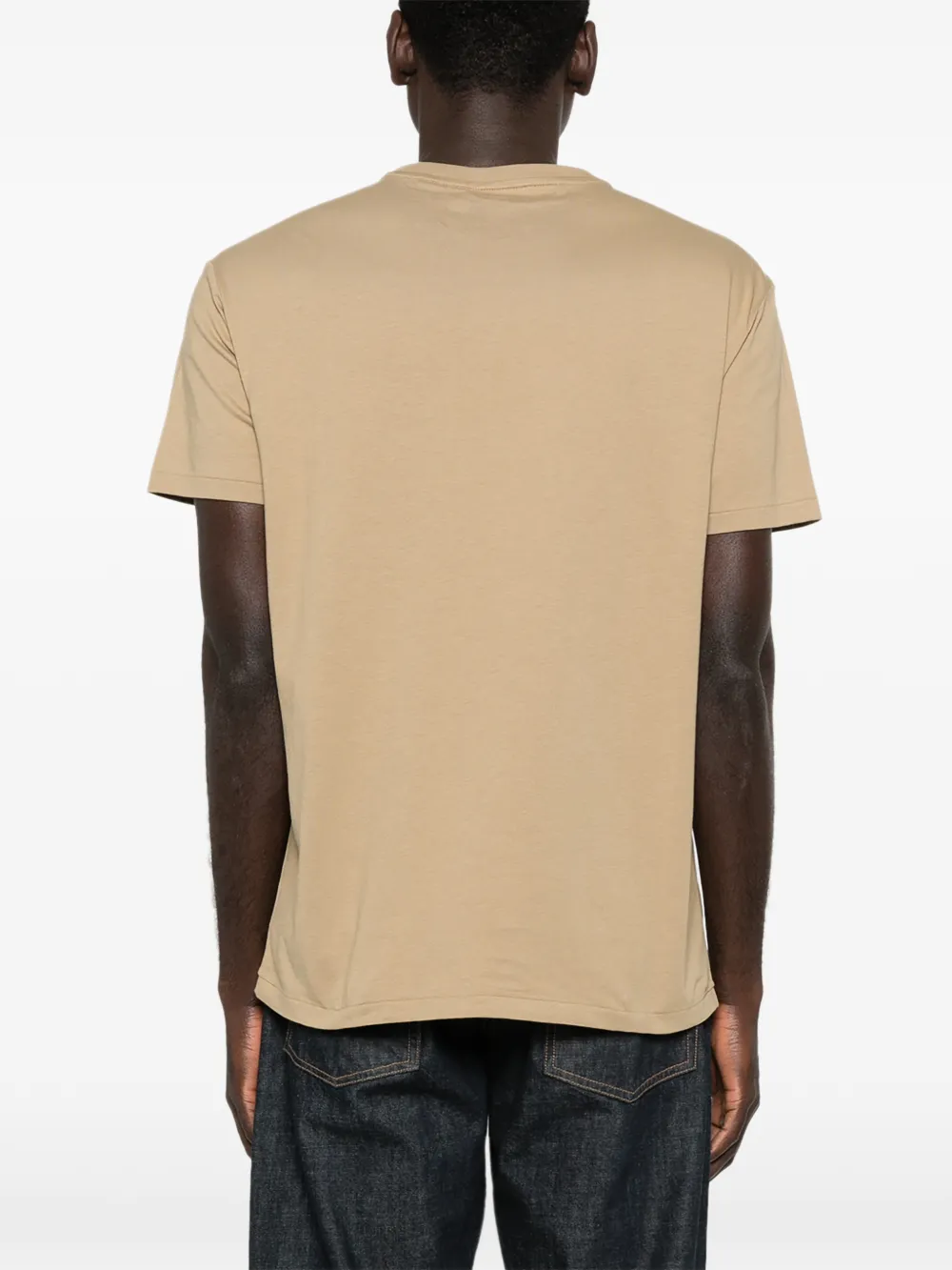Polo Ralph Lauren T-shirt met geborduurd logo Beige
