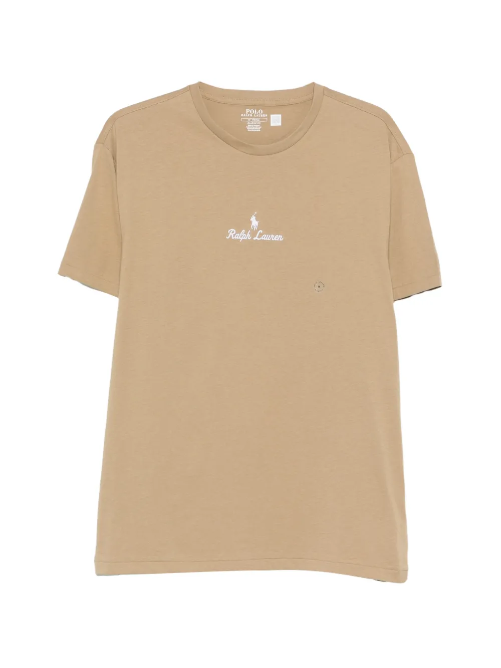 Polo Ralph Lauren embroidered-logo T-shirt - Toni neutri