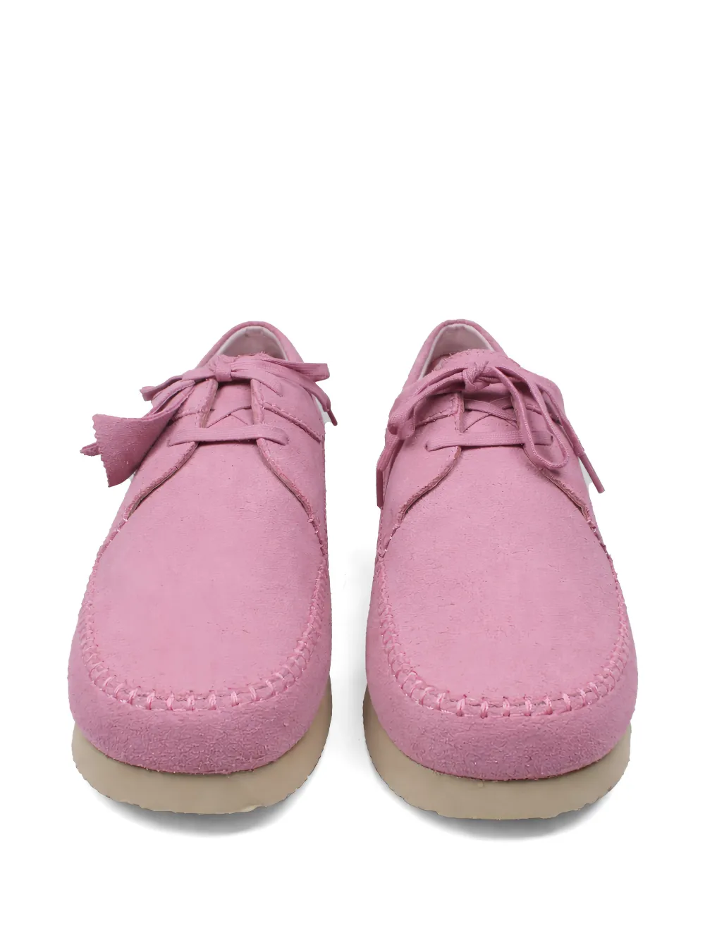 Clarks Originals x Supreme derby veterschoenen Roze