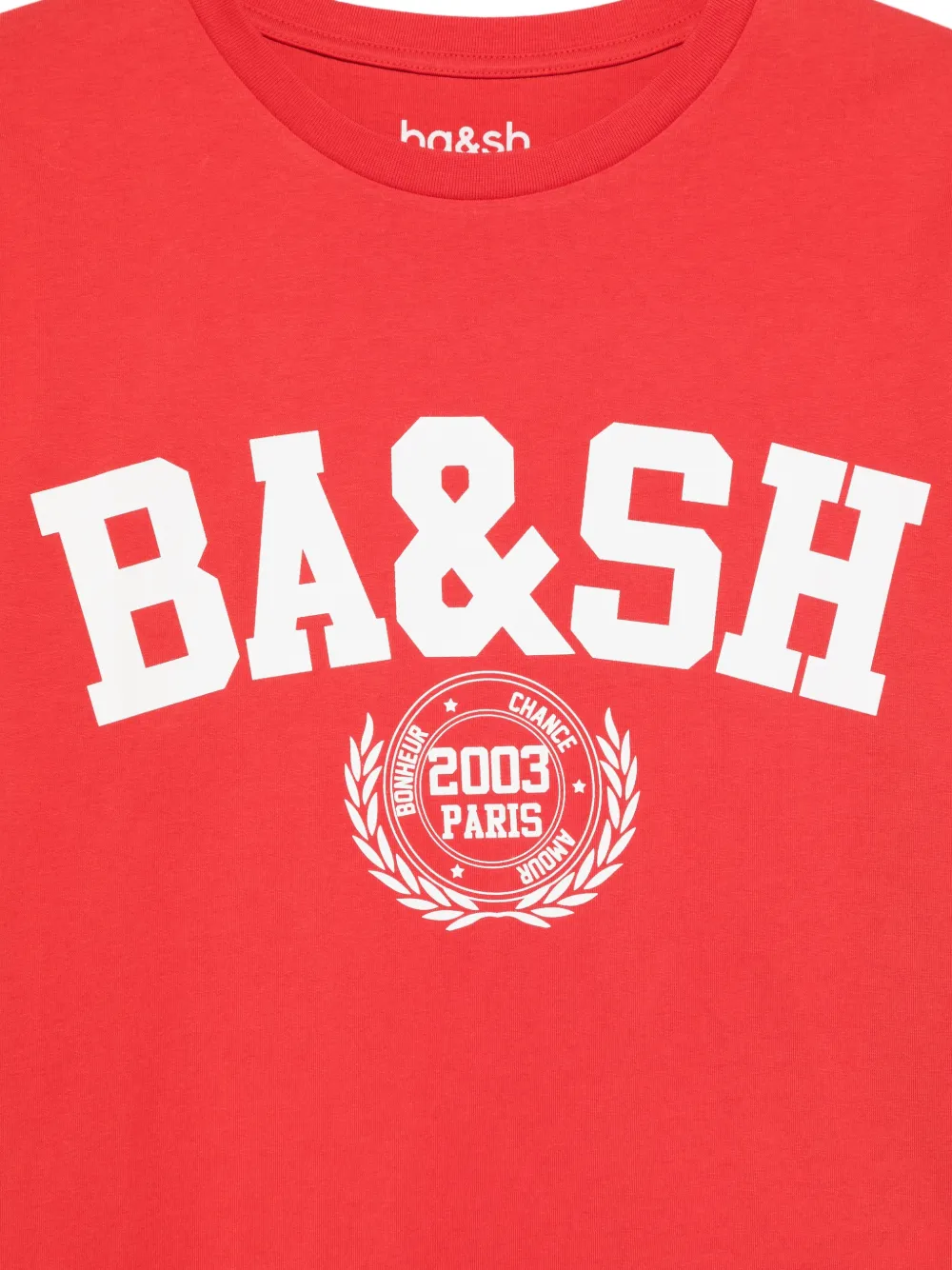  Ba&sh Ioni Short-sleeve Graphic-print T-shirt - Red 