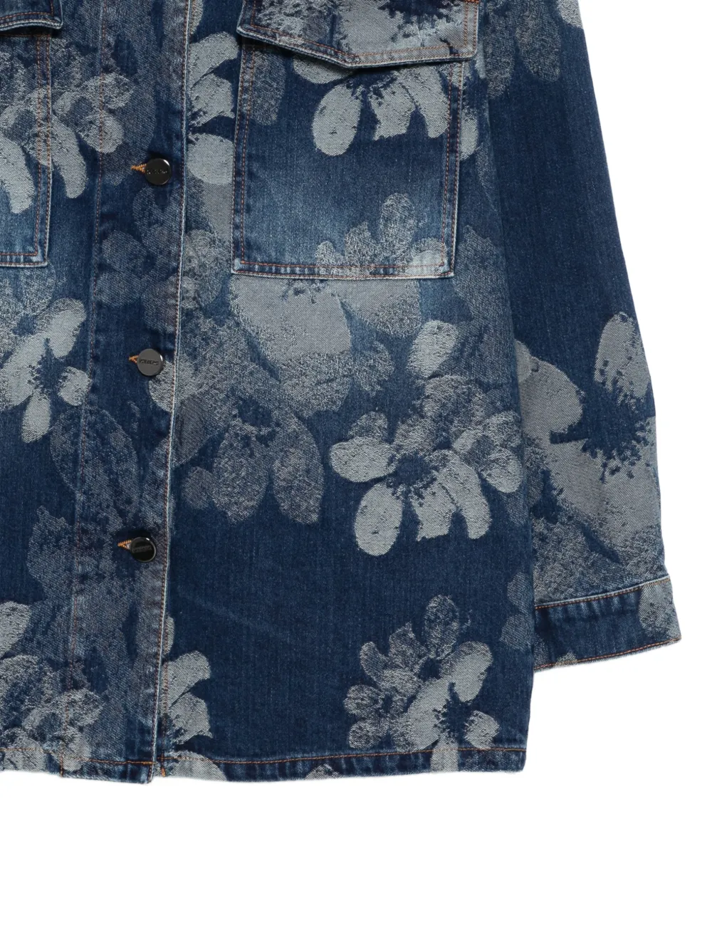  Iceberg Floral Jacket - Blue 