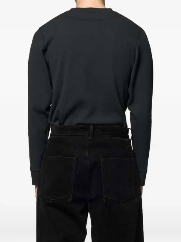 Omar Afridi Thermal long-sleeve Sweater | Black | FARFETCH JO