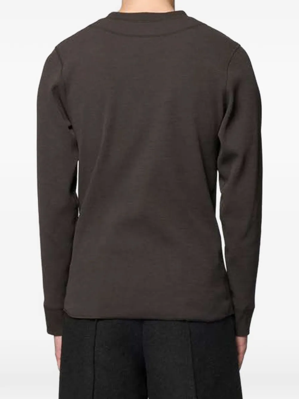  Omar Afridi Thermal Long-sleeve Sweater - Brown 