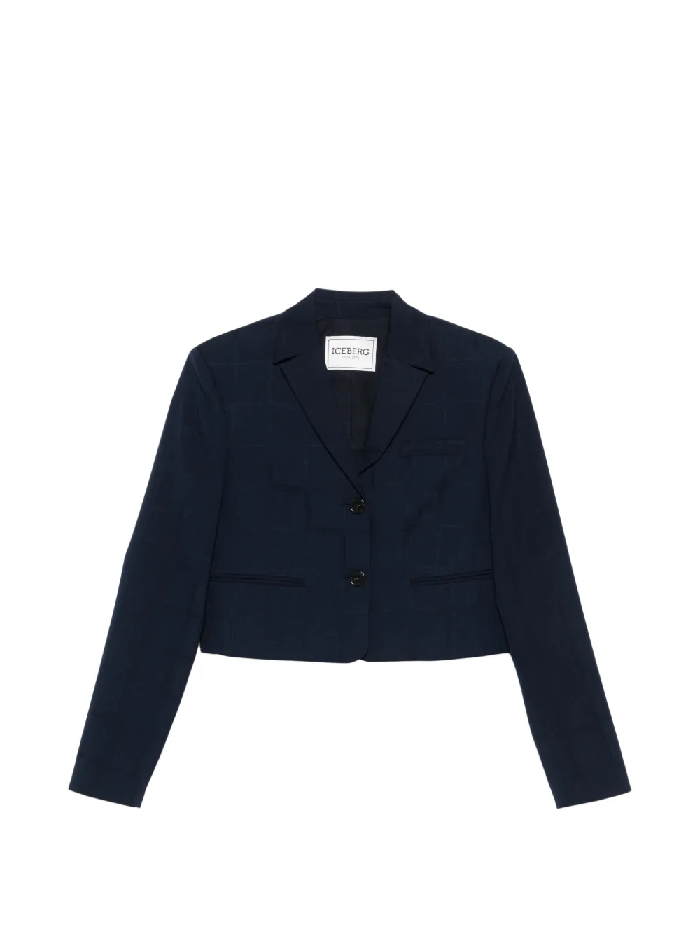 Iceberg Blazer a quadri - Blu