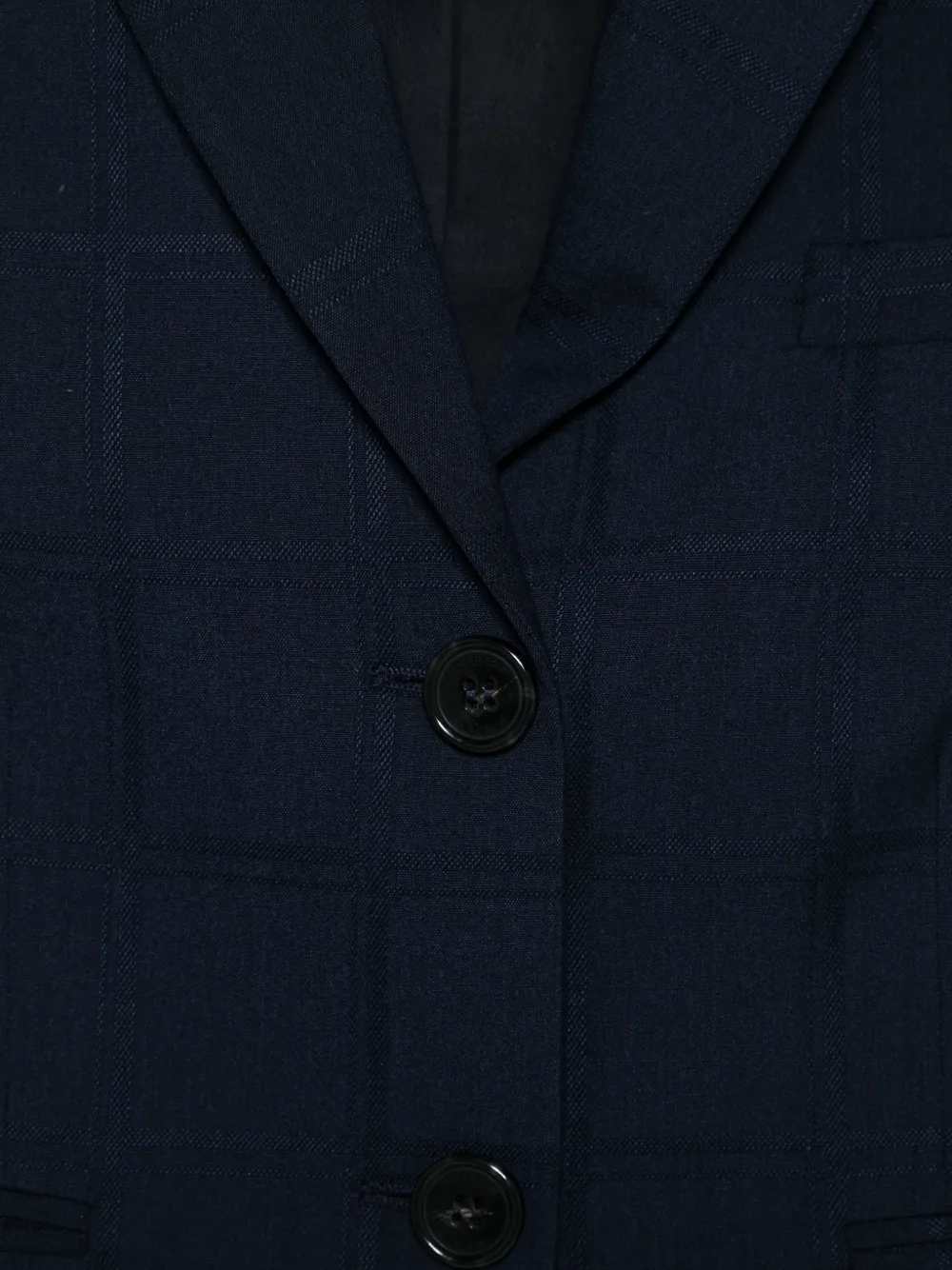 Iceberg Checked Blazer In Blue
