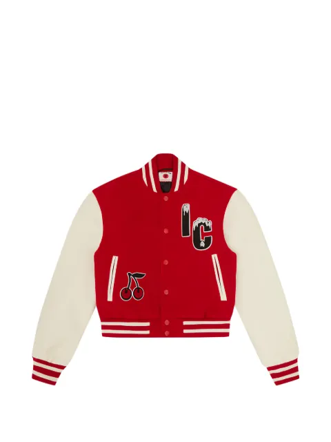 ICECREAM striped appliquéd jacket