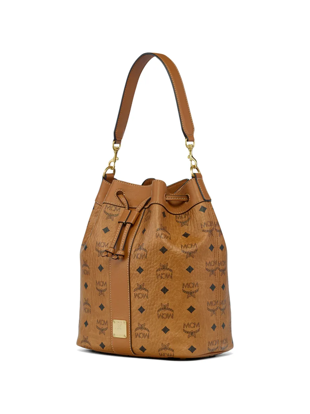 MCM Dessau bucket-tas Beige