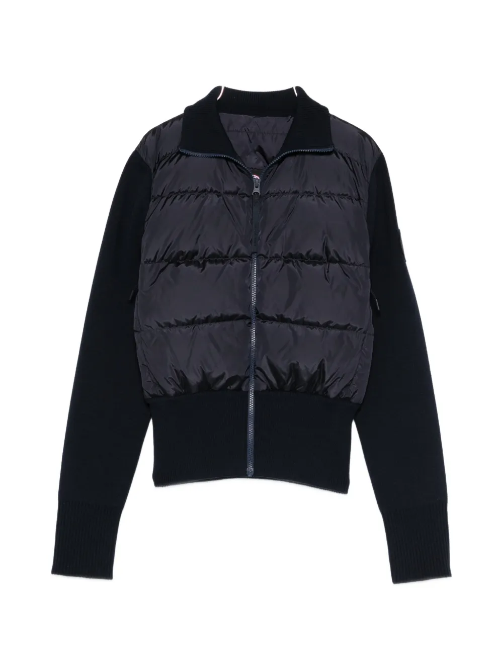 Canada Goose Quilted Knit Jacket In Blue