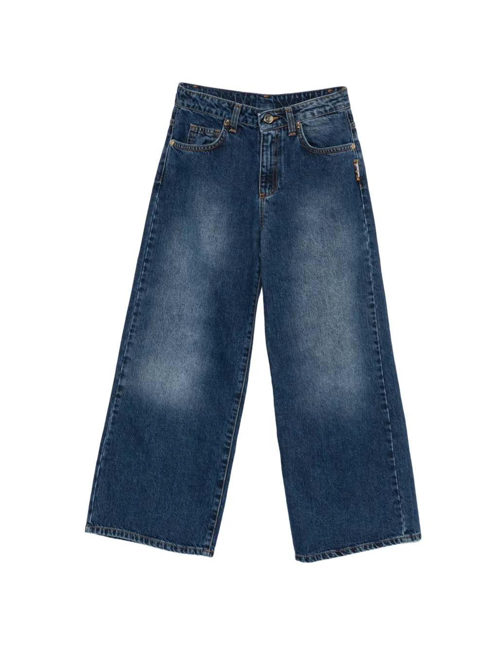 Roberto Cavalli Junior belt-loops jeans - Blu