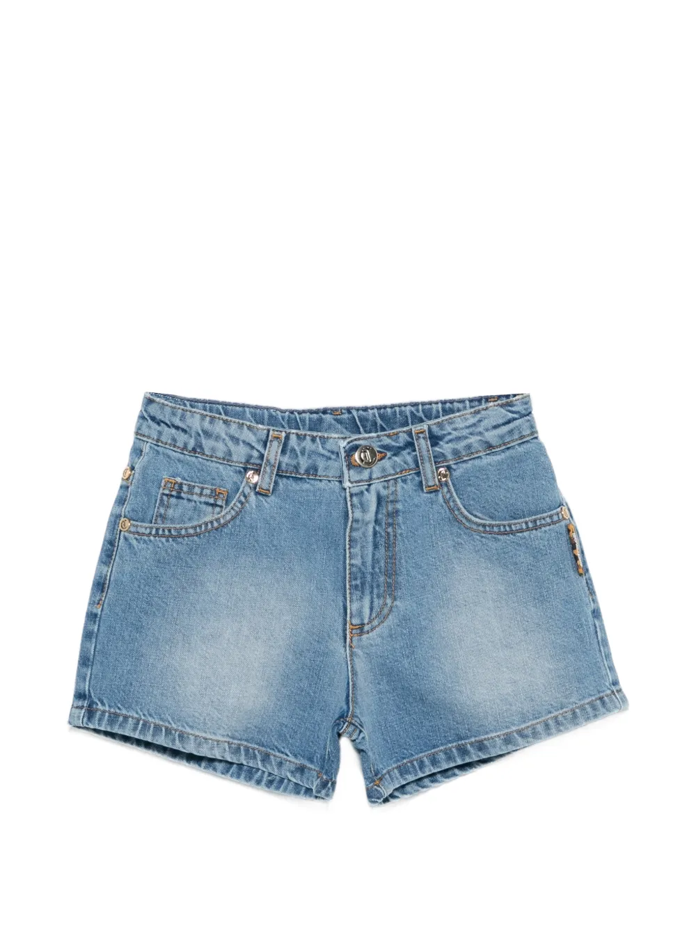 Roberto Cavalli Junior denim shorts - Blau