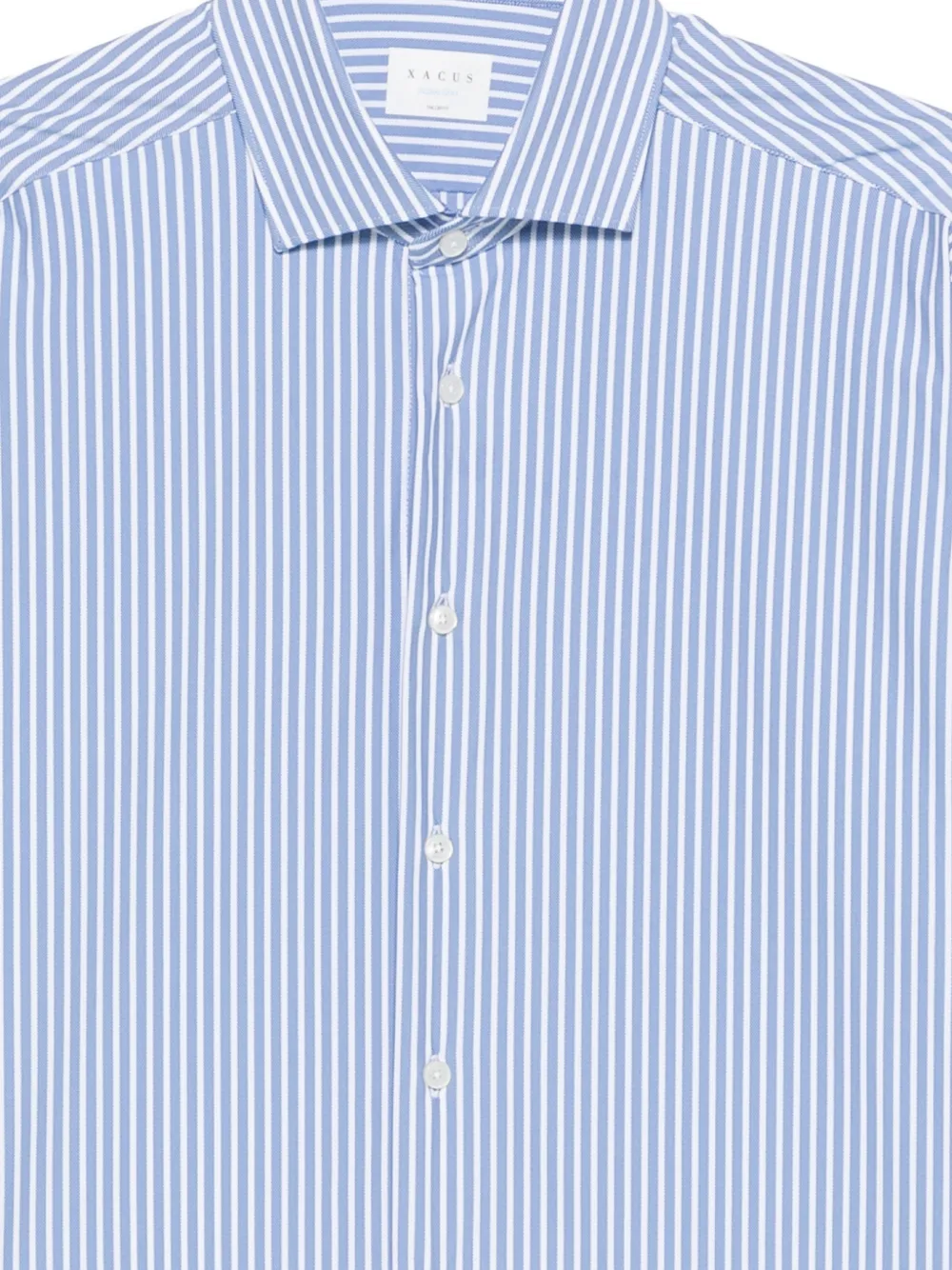 Xacus Taylor gestreept overhemd Blauw