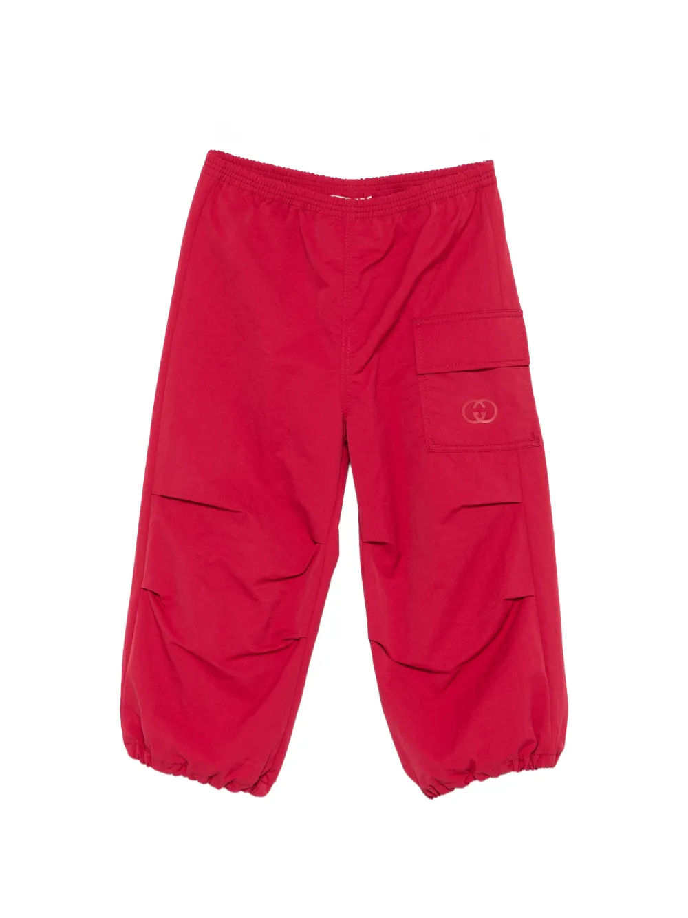 Gucci Kids Broek met elastische tailleband Rood