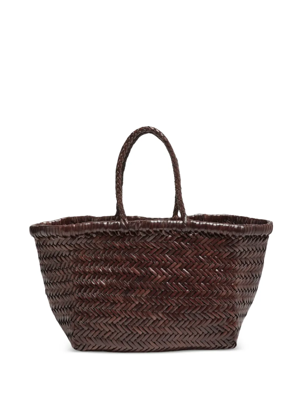 DRAGON DIFFUSION woven-design tote bag - Marrone