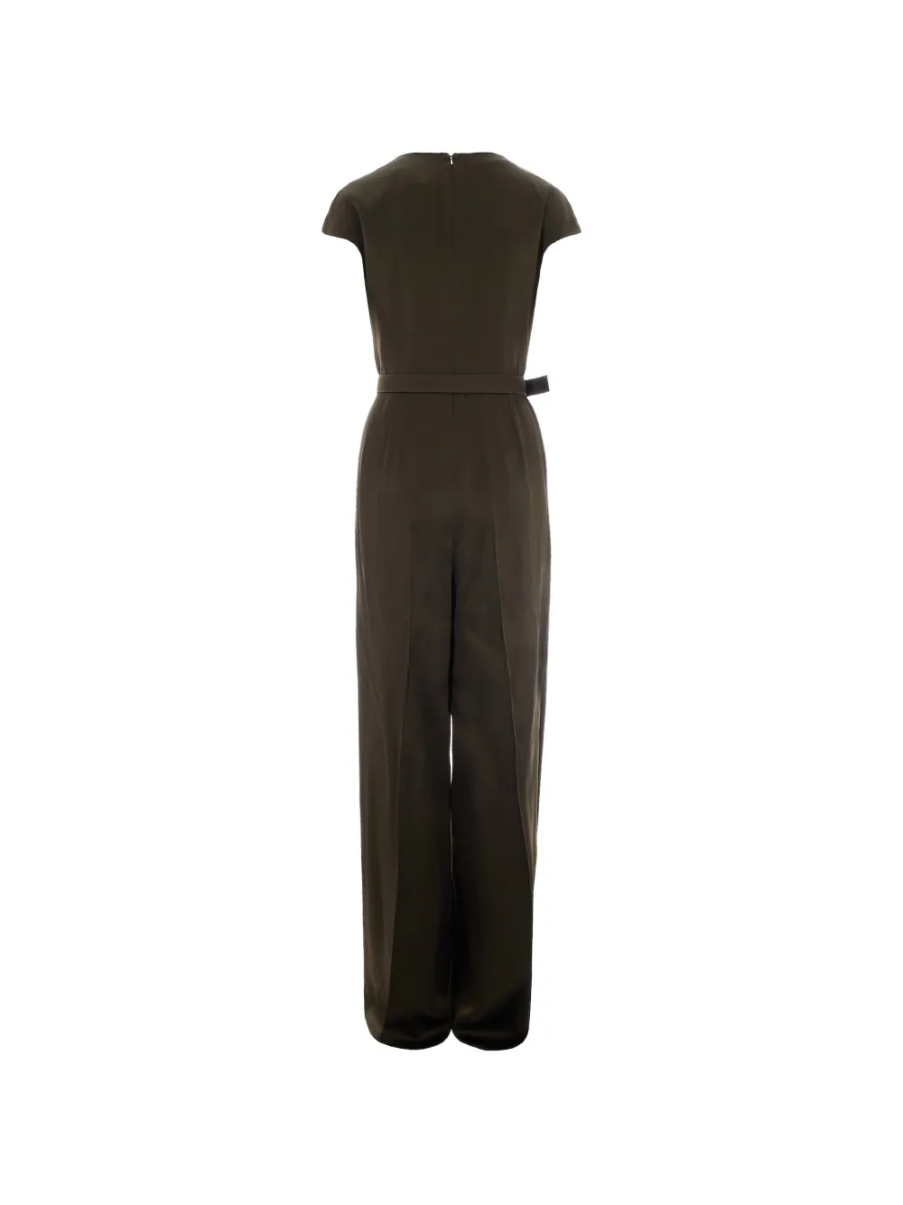  Max Mara Vespa Belted Jumpsuit - Green 