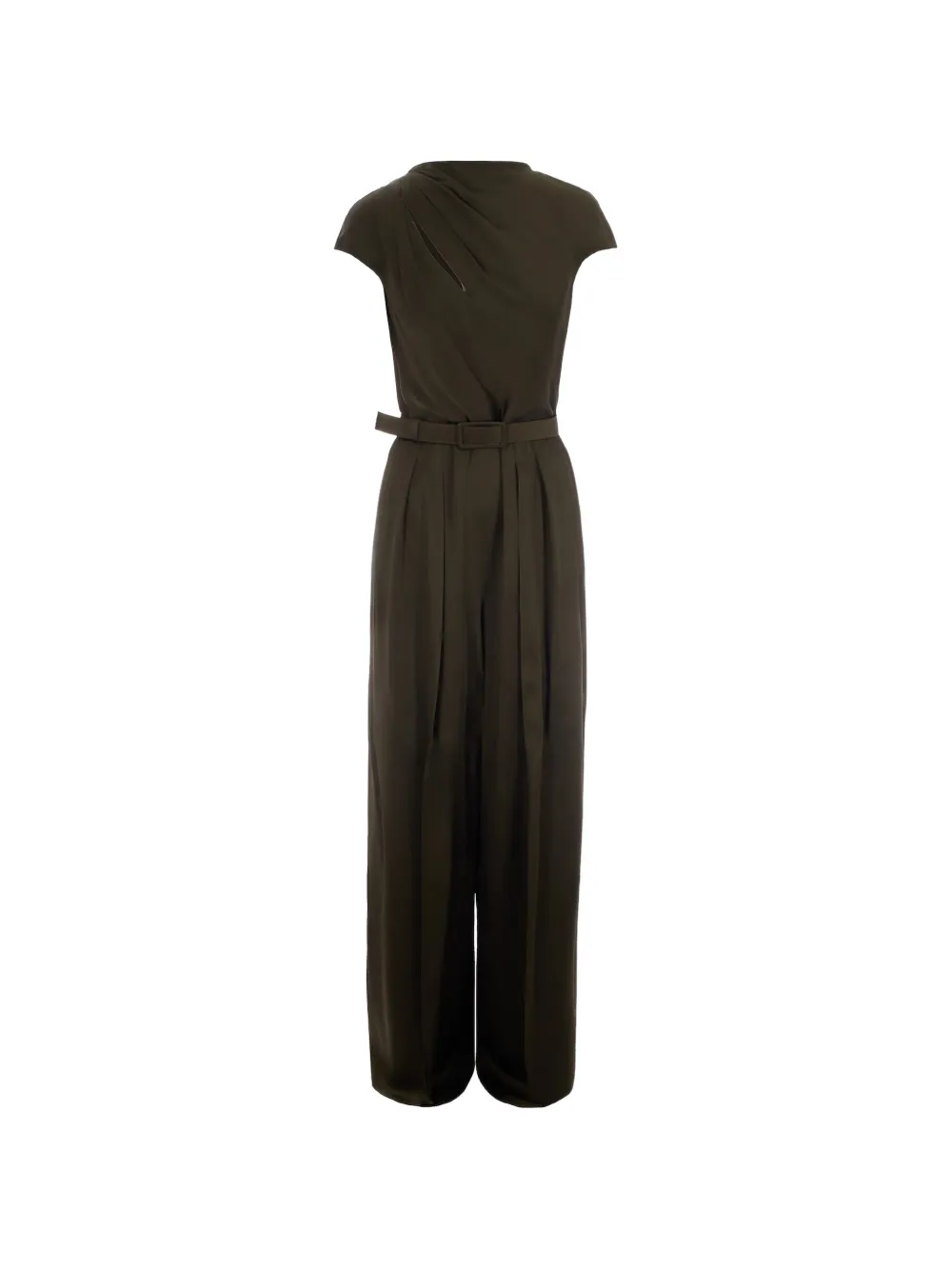 Max Mara Vespa belted jumpsuit - Grün